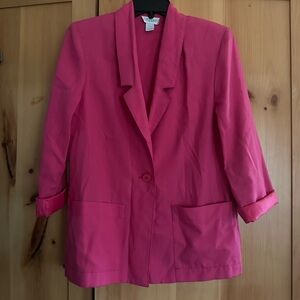 Vintage Carriage Court Blazer Jacket pink size 6